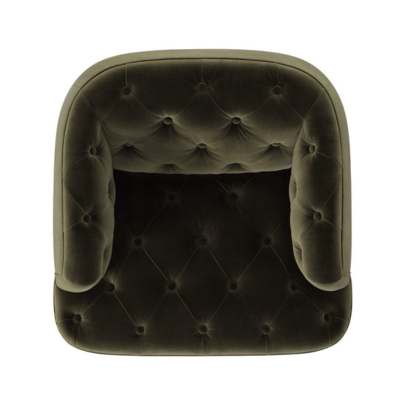 Paul Swivel Chair - Surrey Olive