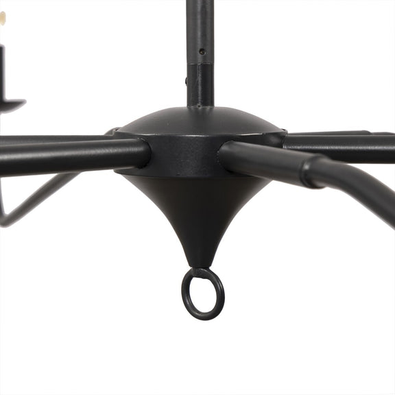 Edlyn Chandelier - Antiqued Iron