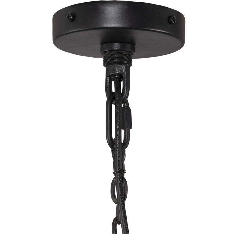 Edlyn Chandelier - Antiqued Iron