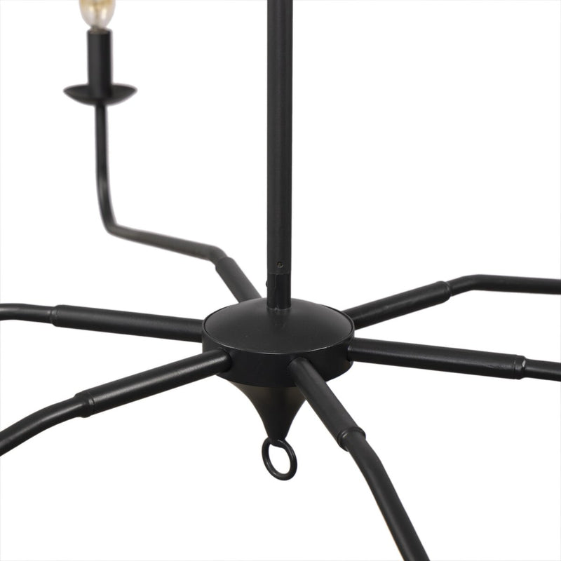 Edlyn Chandelier - Antiqued Iron