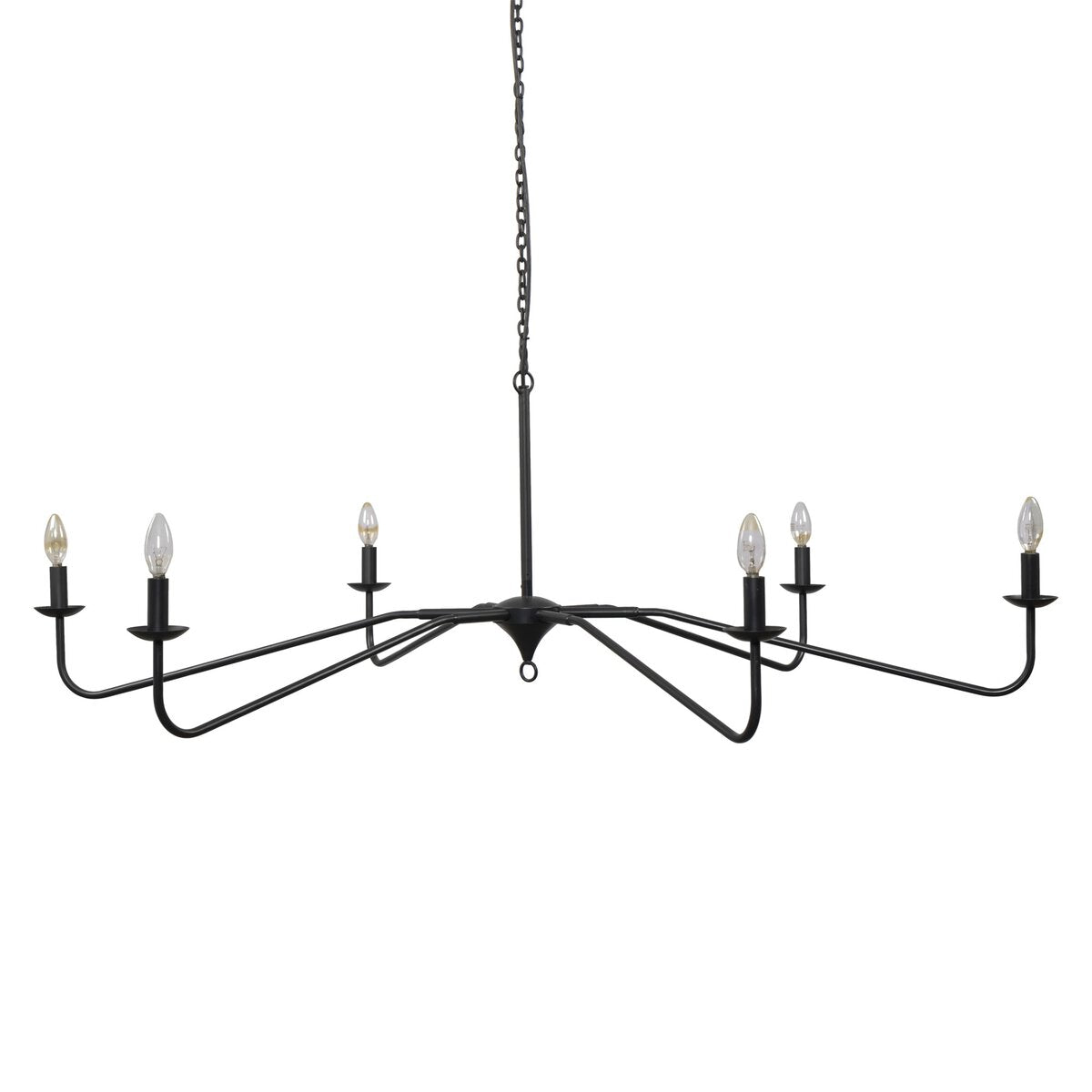 Edlyn Chandelier - Antiqued Iron