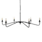 Edlyn Chandelier - Antiqued Iron