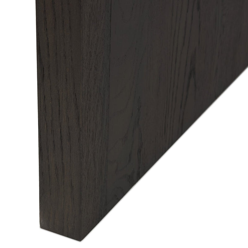 Posada Desk - Worn Black Oak Veneer