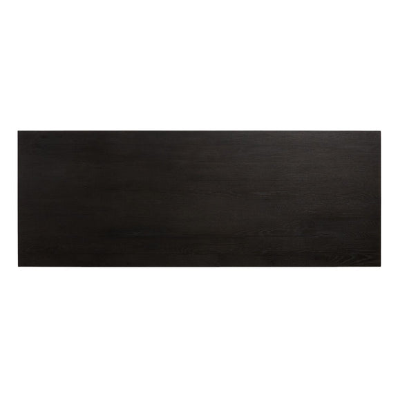 Posada Desk - Worn Black Oak Veneer