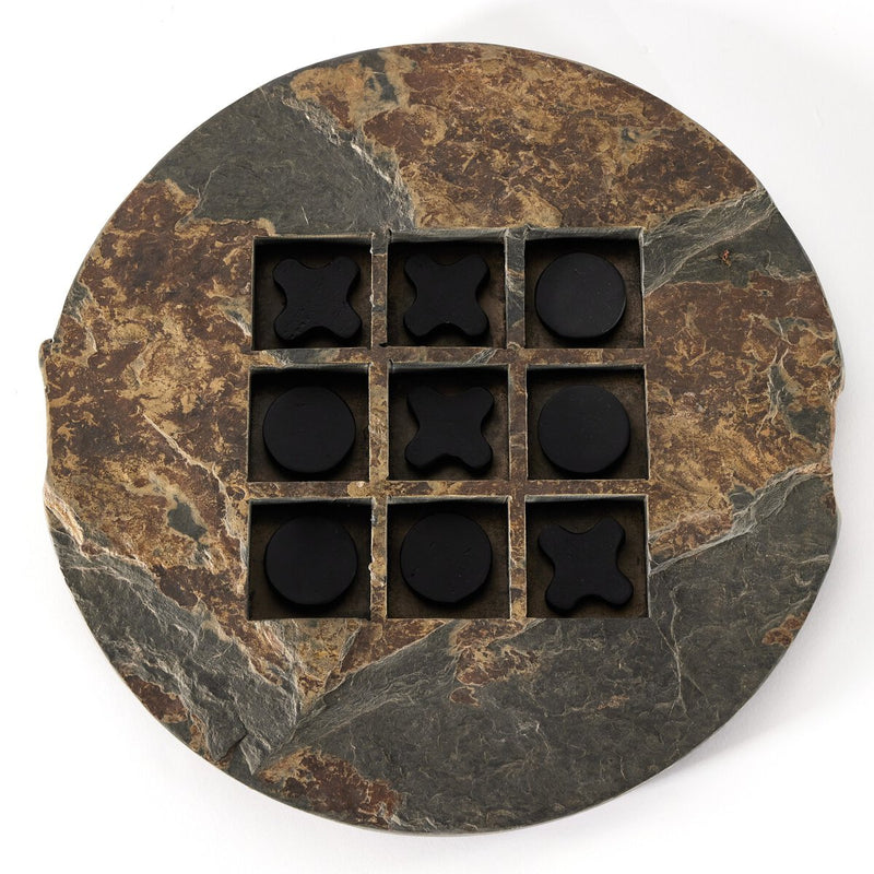 Stone Tic Tac Toe - Grey Stone