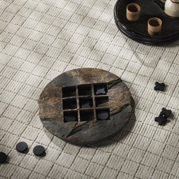 Stone Tic Tac Toe - Grey Stone