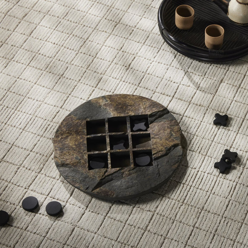 Stone Tic Tac Toe - Grey Stone