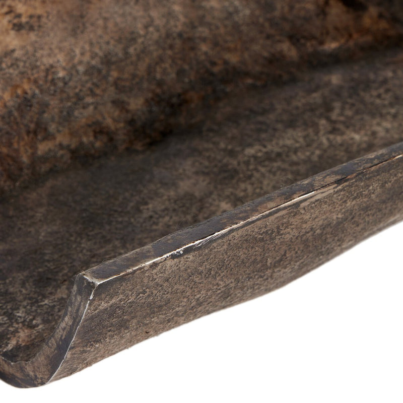 Jagen Outdoor Tray - Rustic Cast Aluminum
