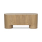 Giovani Media Console - Natural Light Oak Veneer