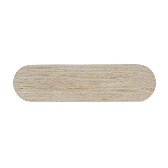 Giovani Media Console - Natural Light Oak Veneer