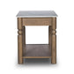 Dothan Kitchen Island - White Marble