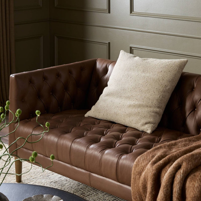 Stonewash Linen Pillow - Hasselt Taupe