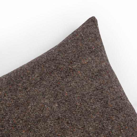Stonewash Linen Pillow - Hasselt Ebony