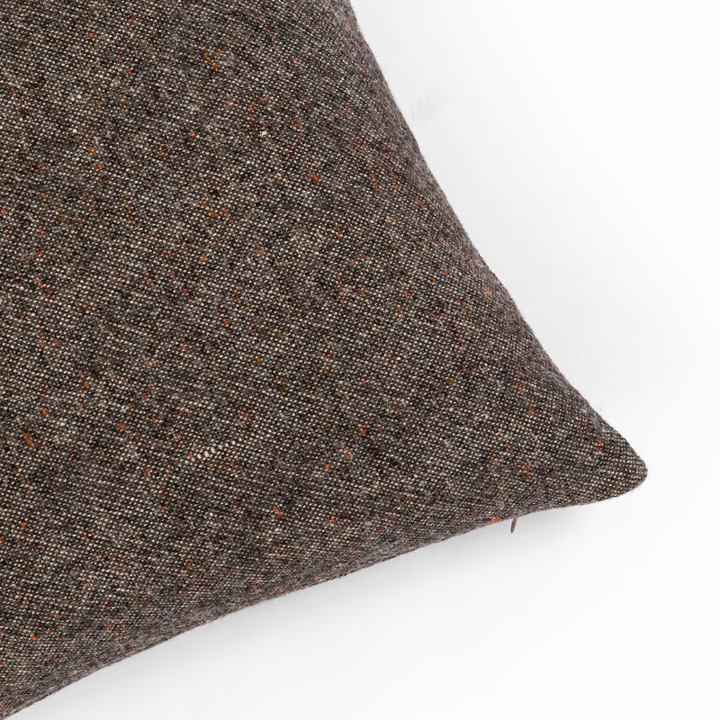 Stonewash Linen Pillow - Hasselt Ebony