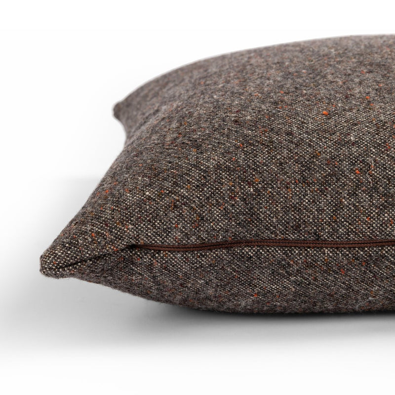 Stonewash Linen Pillow - Hasselt Ebony