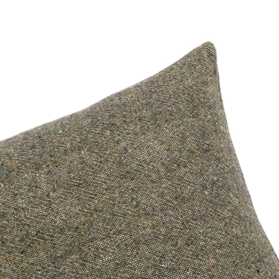 Stonewash Linen Pillow - Hasselt Olive Green