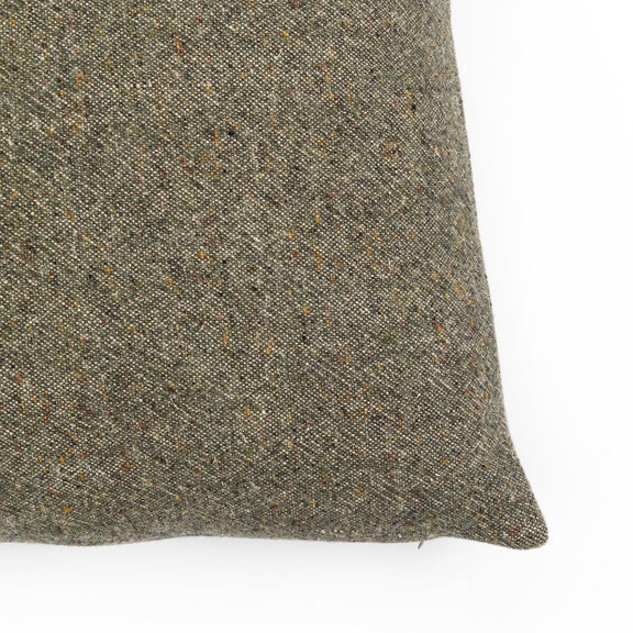 Stonewash Linen Pillow - Hasselt Olive Green
