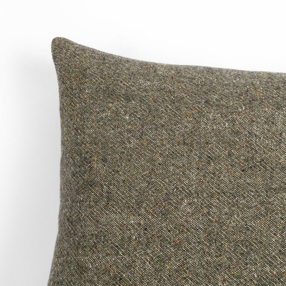 Stonewash Linen Pillow - Hasselt Olive Green