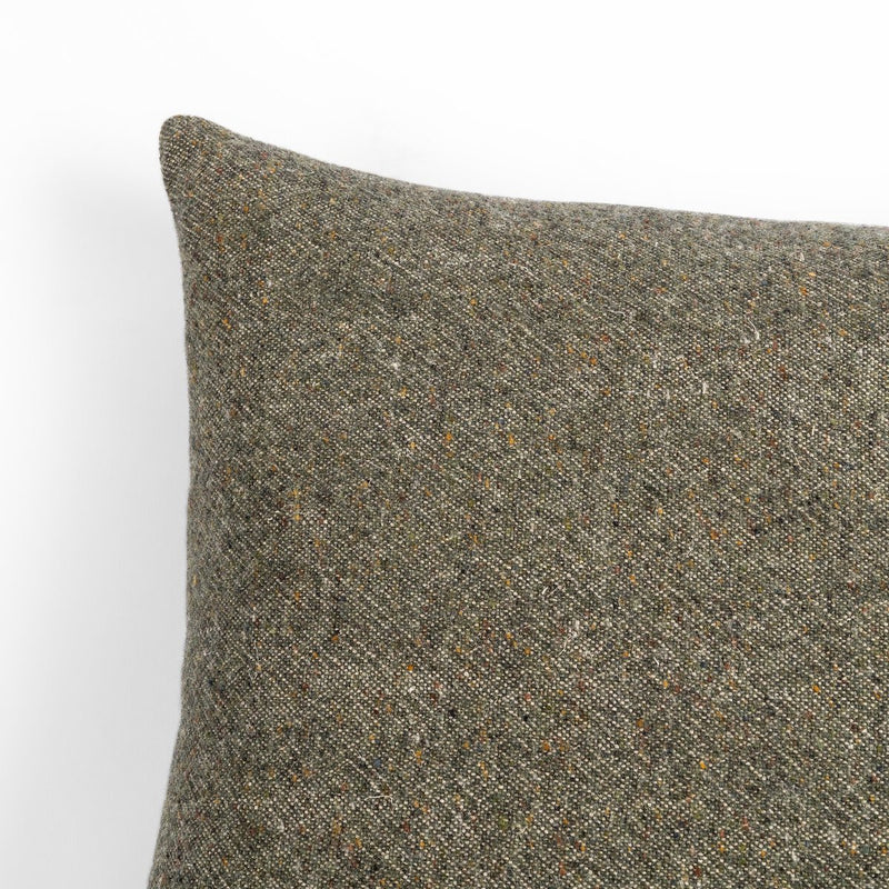 Stonewash Linen Pillow - Hasselt Olive Green