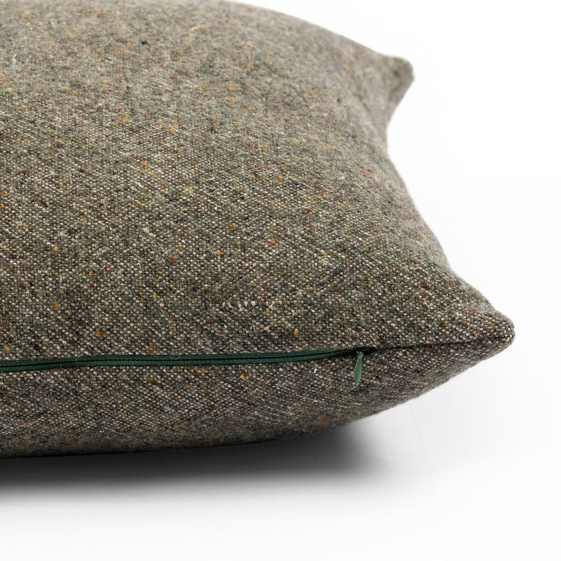Stonewash Linen Pillow - Hasselt Olive Green