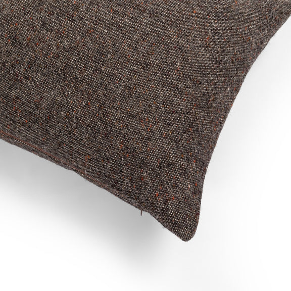 Stonewash Linen Pillow - Hasselt Ebony