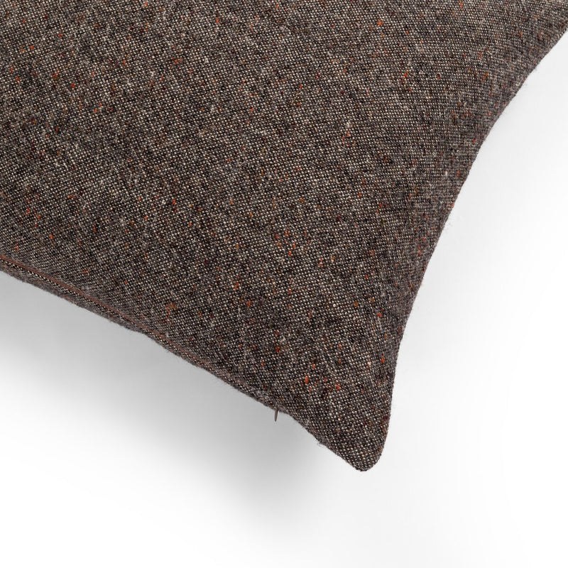 Stonewash Linen Pillow - Hasselt Ebony