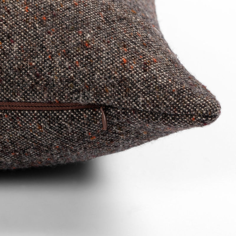 Stonewash Linen Pillow - Hasselt Ebony