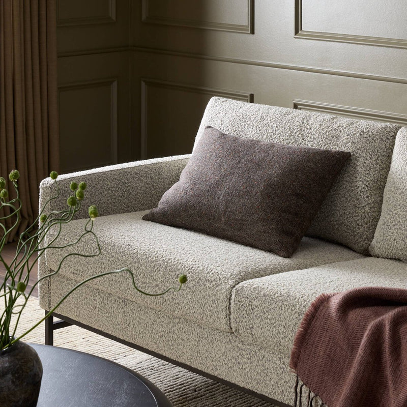 Stonewash Linen Pillow - Hasselt Ebony