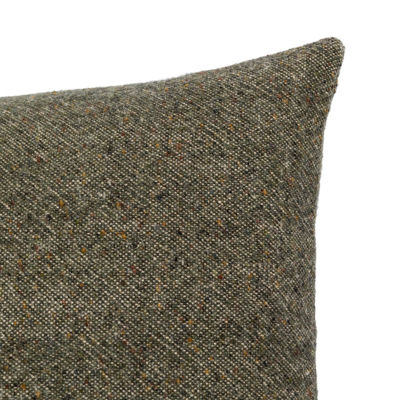 Stonewash Linen Pillow - Hasselt Olive Green