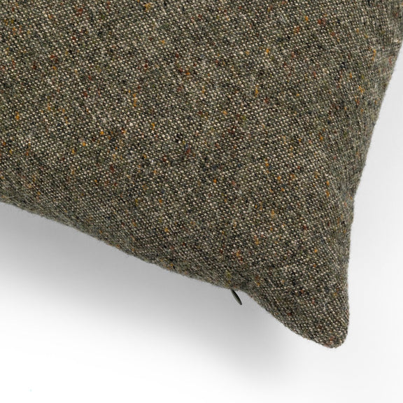 Stonewash Linen Pillow - Hasselt Olive Green