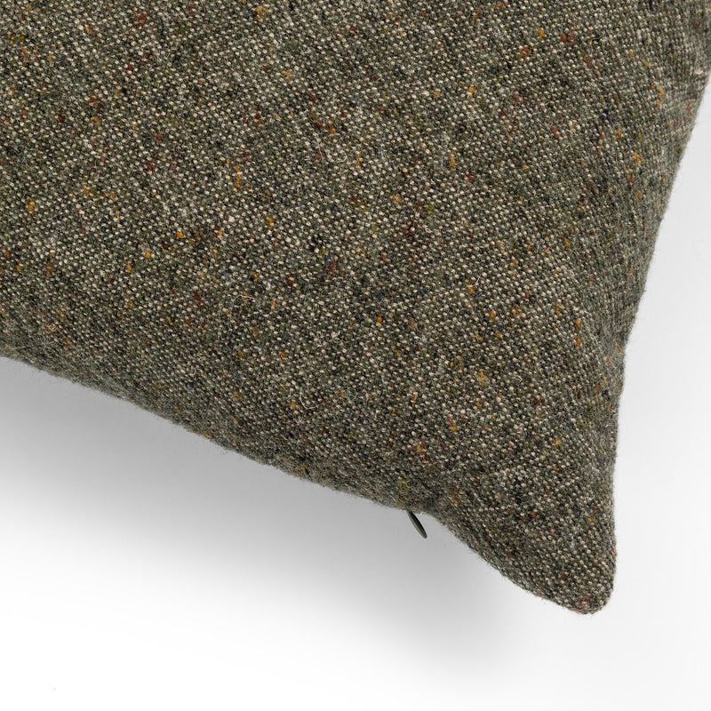 Stonewash Linen Pillow - Hasselt Olive Green