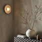 Organic Ceramic Sconce - Light Sand Porcelain Ceramic