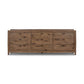 Glenview 9 Drawer Dresser - Weathered Oak