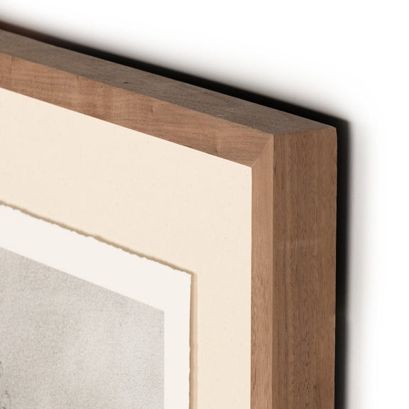 Landscape Study I by Aileen Fitzgerald - Rustic Walnut