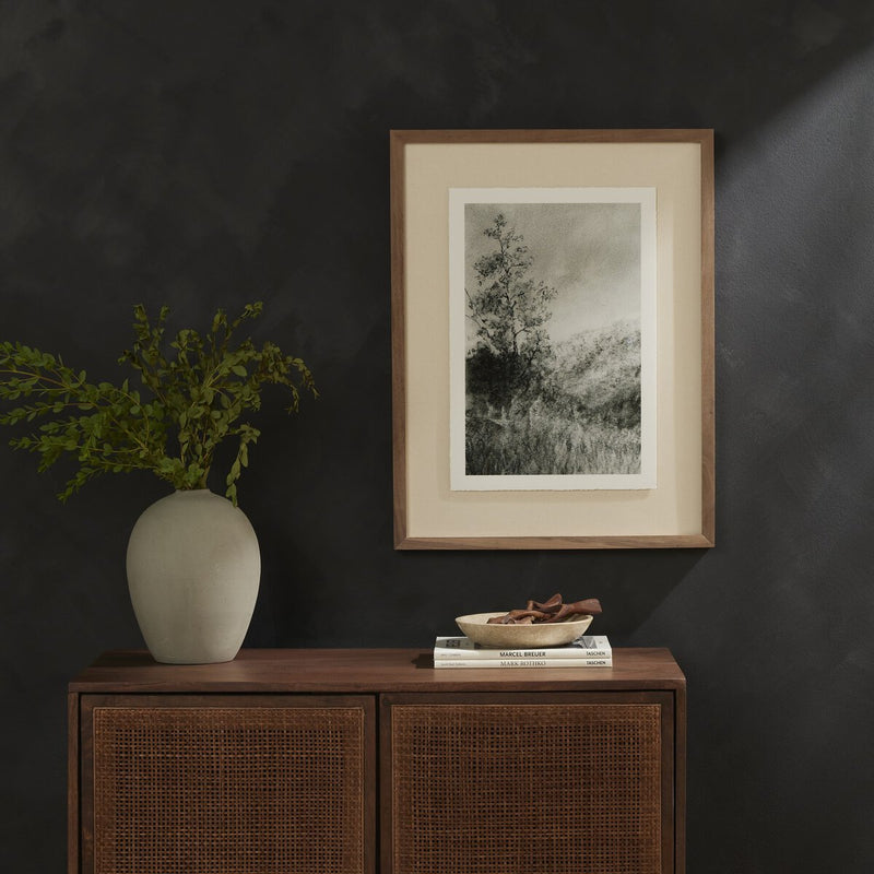 Landscape Study I by Aileen Fitzgerald - Rustic Walnut