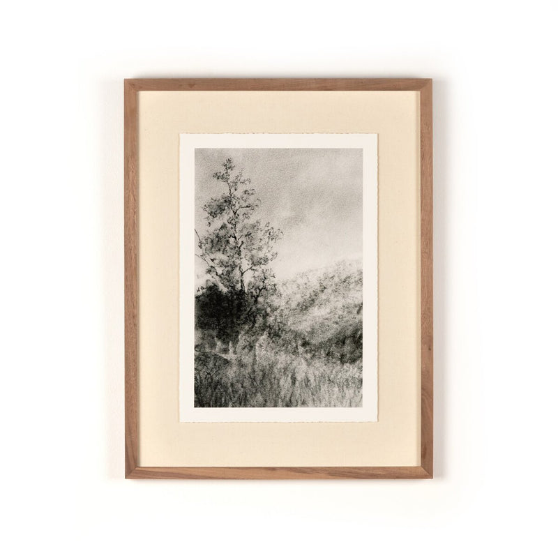 Landscape Study I by Aileen Fitzgerald - Rustic Walnut
