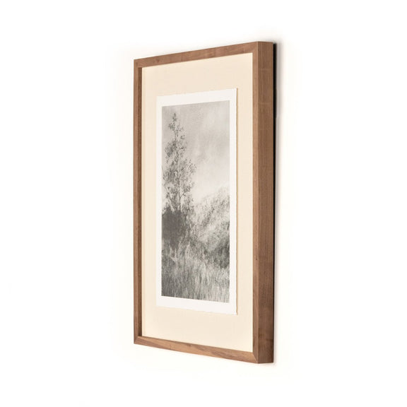 Landscape Study I by Aileen Fitzgerald - Rustic Walnut