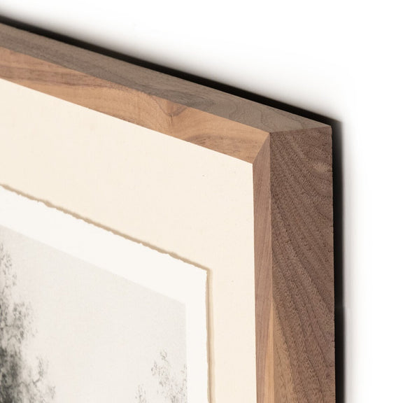 Landscape Study II by Aileen Fitzgerald - Rustic Walnut