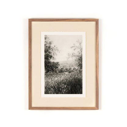 Landscape Study II by Aileen Fitzgerald - Rustic Walnut