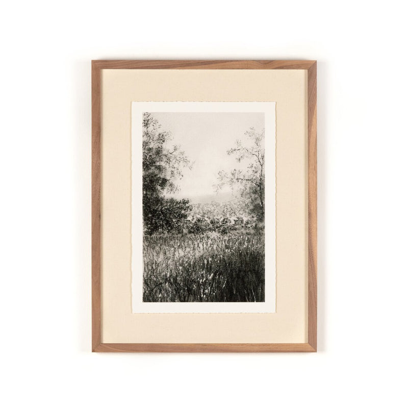 Landscape Study II by Aileen Fitzgerald - Rustic Walnut