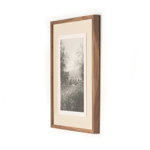 Landscape Study II by Aileen Fitzgerald - Rustic Walnut