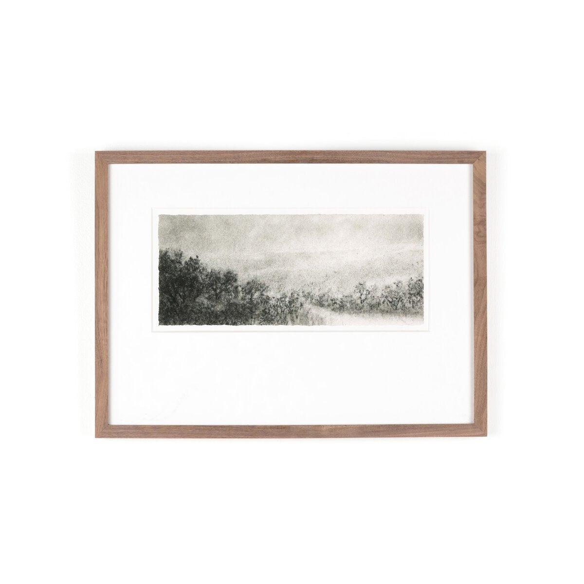 Hill Country Study I by Aileen Fitzgerald - Rustic Walnut
