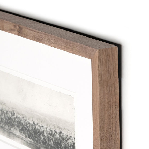 Hill Country Study II  by Aileen Fitzgerald - Rustic Walnut