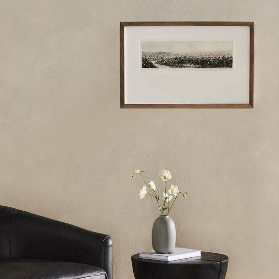 Hill Country Study II  by Aileen Fitzgerald - Rustic Walnut