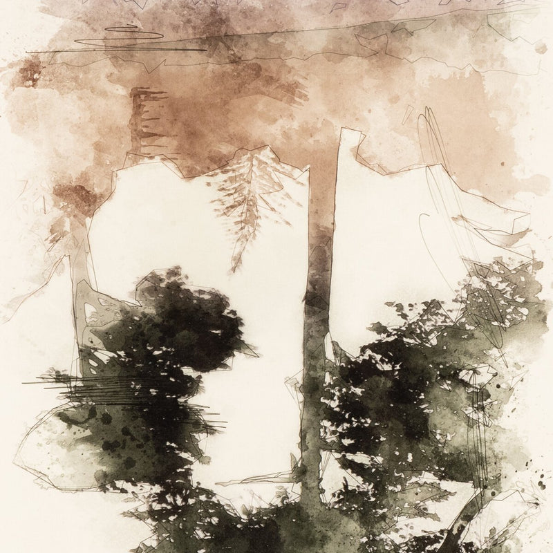 Tree Sketch II by Coup d'Esprit - White Oak