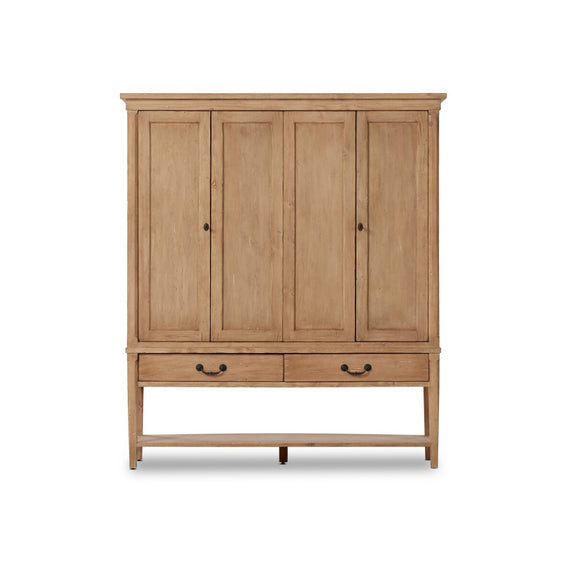 Brimley Wide Cabinet - Aged Light Pine