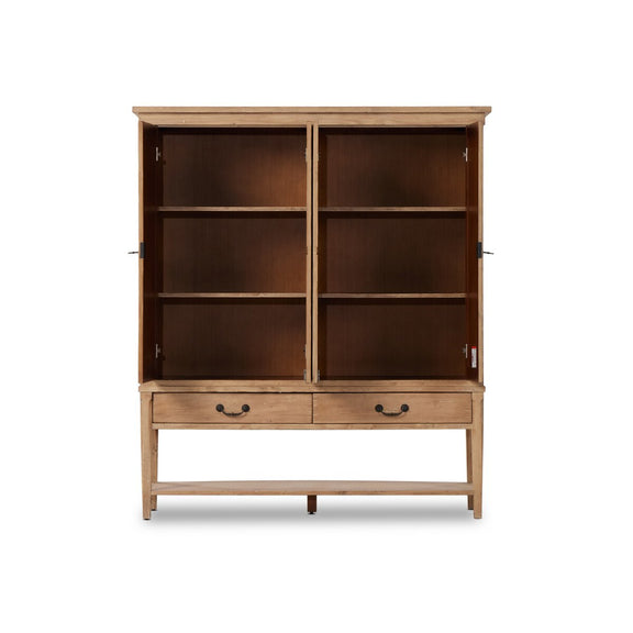 Brimley Wide Cabinet - Aged Light Pine