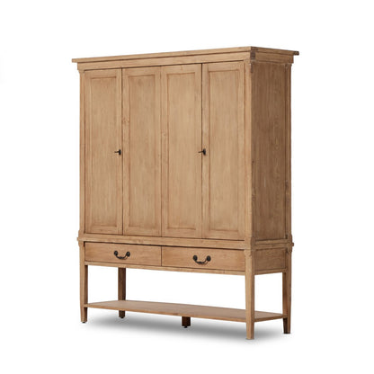 Brimley Wide Cabinet - Aged Light Pine