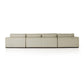 Colt 3-Piece U Sectional - Aldred Silver
