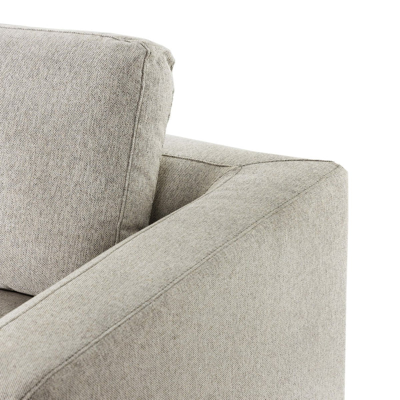 Colt 3-Piece U Sectional - Aldred Silver